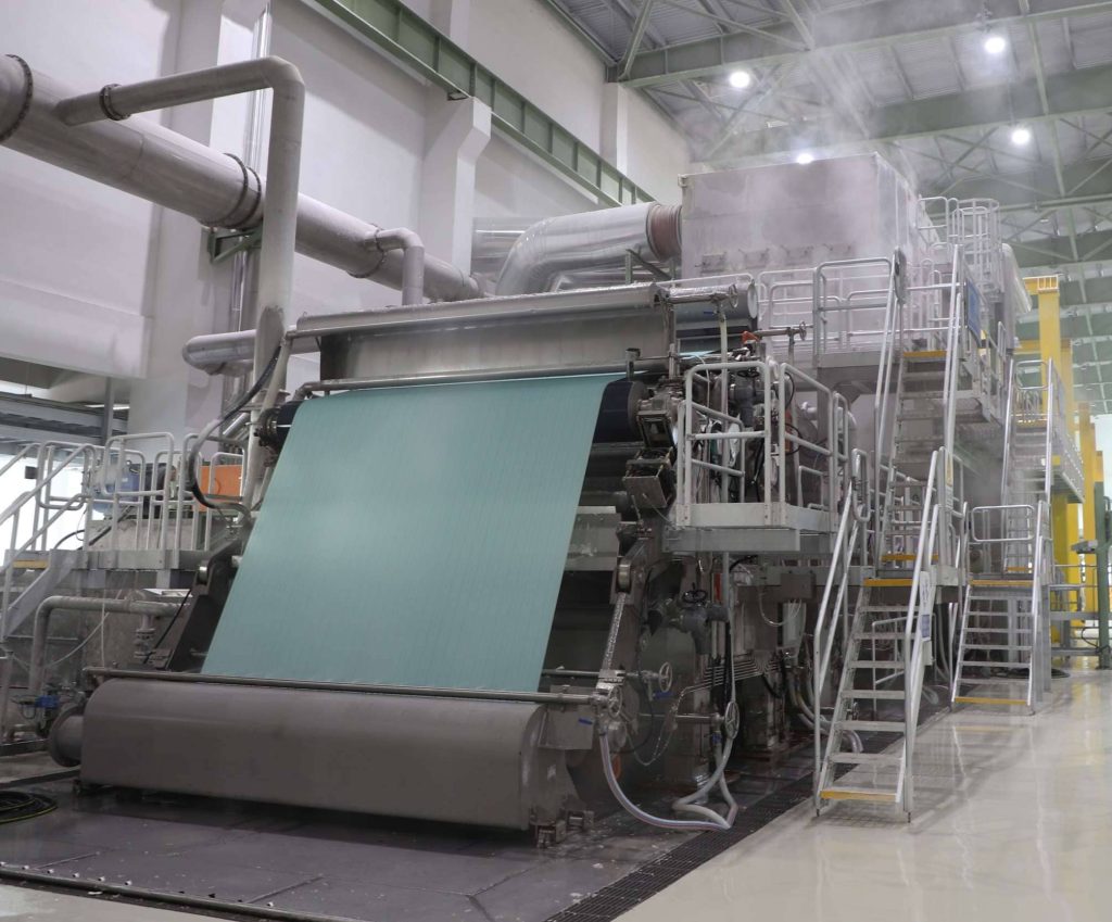 A complete tissue PAPER production line