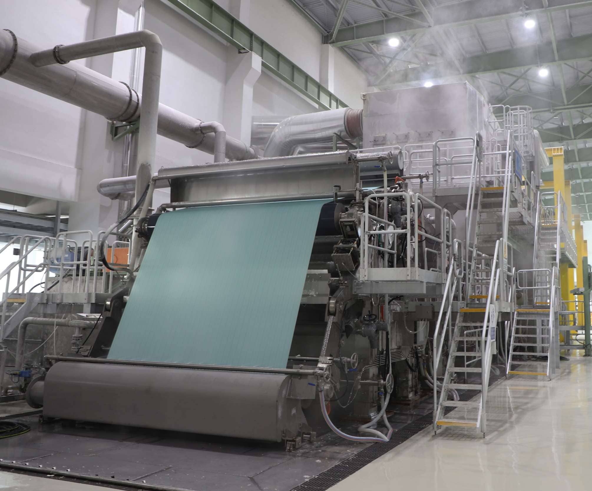 A complete tissue PAPER production line