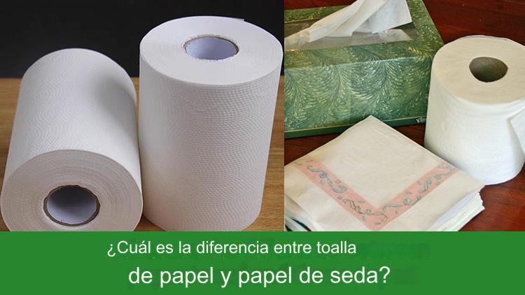 ¿la diferencia entre toallas de papel y papel tisú