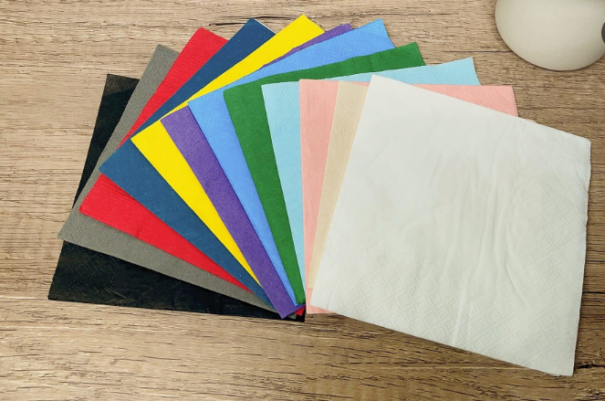 colored tissue paper parent rolls for napkins