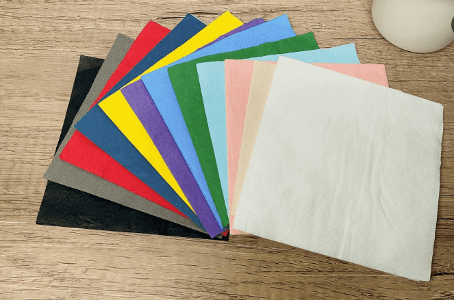 colored tissue paper parent rolls for napkins